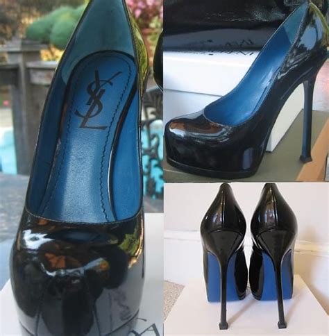 ysl blue bottom shoes|ysl st laurent shoes.